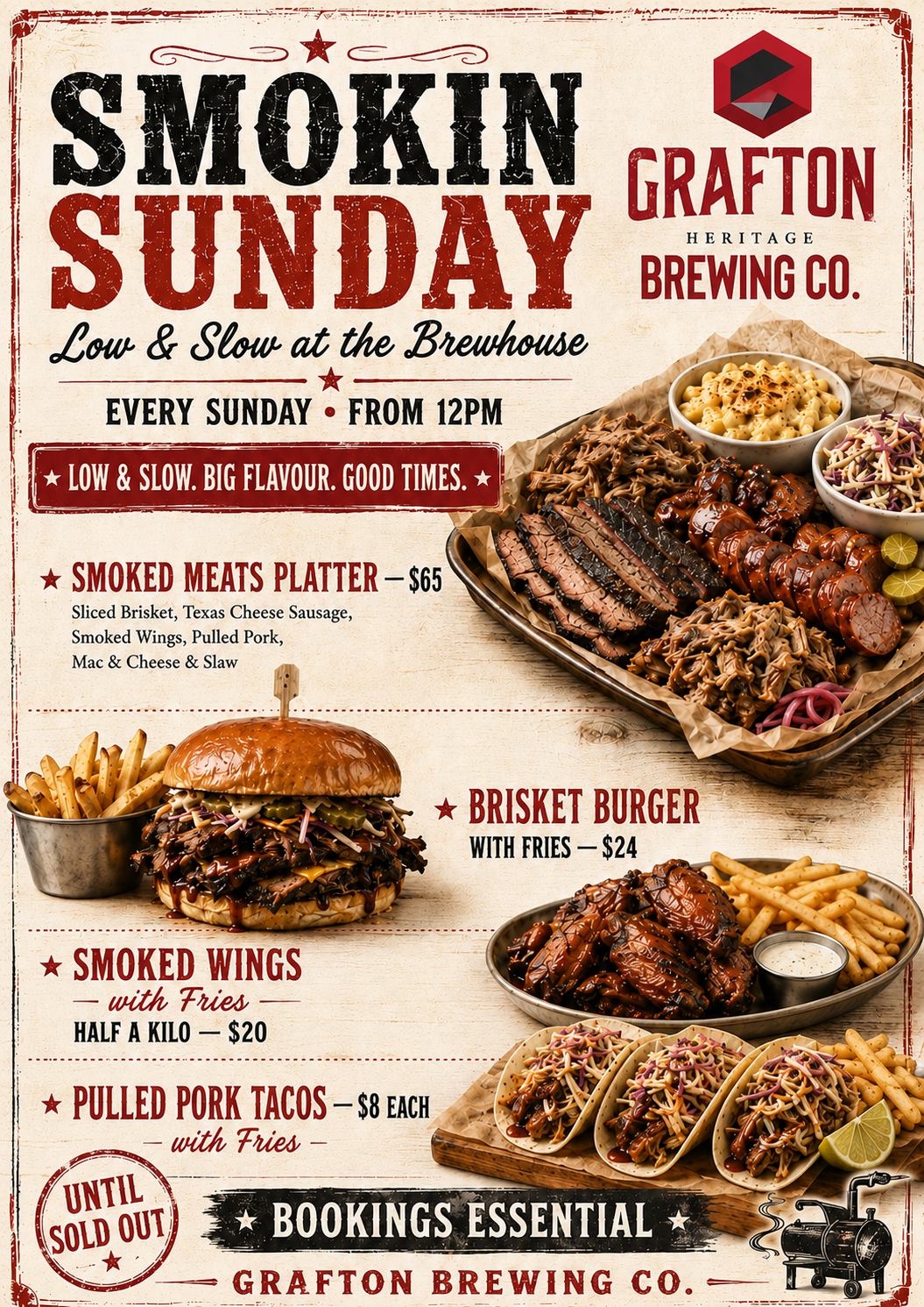 Smokin Sunday — Low & Slow at the Brewhouse