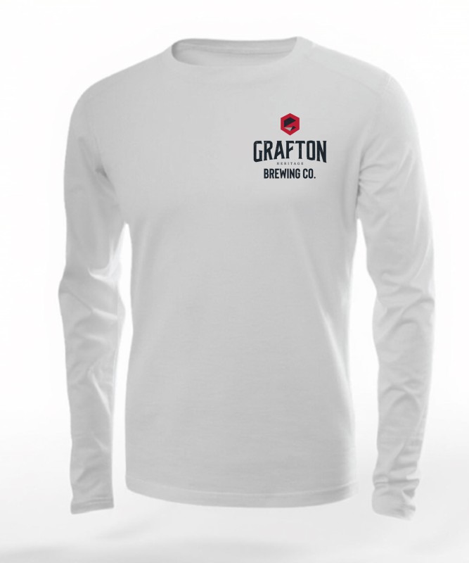 GRAFTON BREWING CO. LONG SLEEVE T-SHIRT BACK LOGO